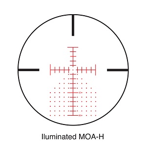 Sightron SIII 10-50x60 SFP LR IR MOA:H IR Rifle Scope Reticle