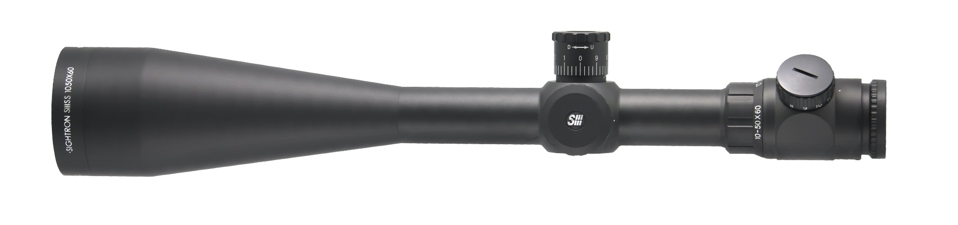Sightron SIII 10-50x60 SFP LR IR MOA:H IR Rifle Scope