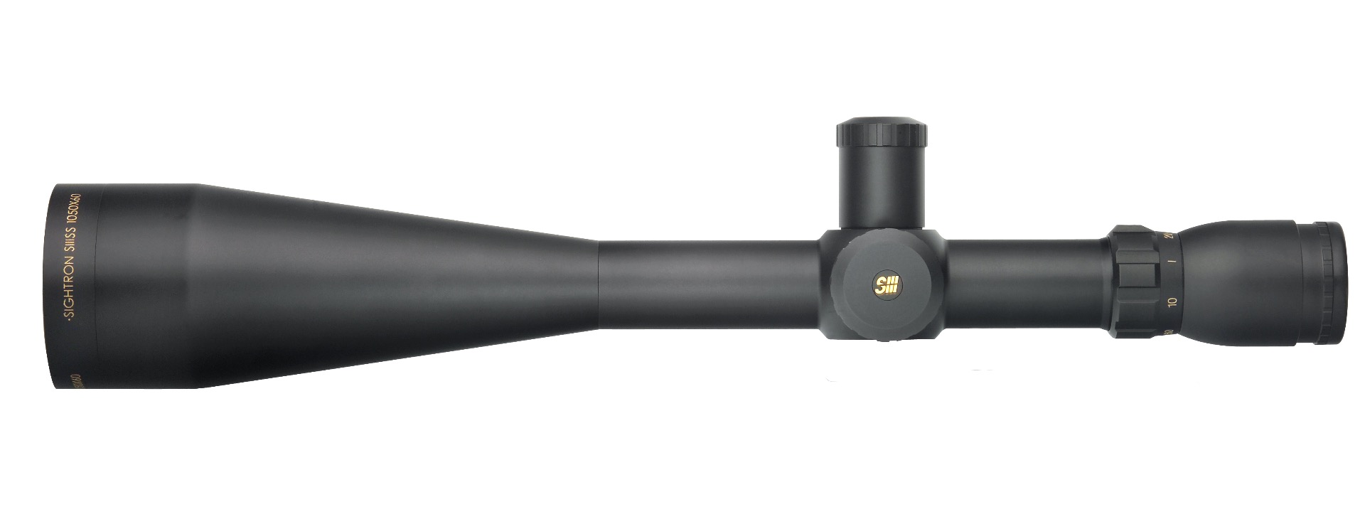 Sightron SIII 10-50x60 SFP LR NDP Non IR Rifle Scope