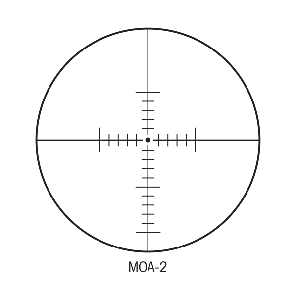 Sightron SIII 8-32x56 SFP LR MOA Non IR Rifle Scope Reticle