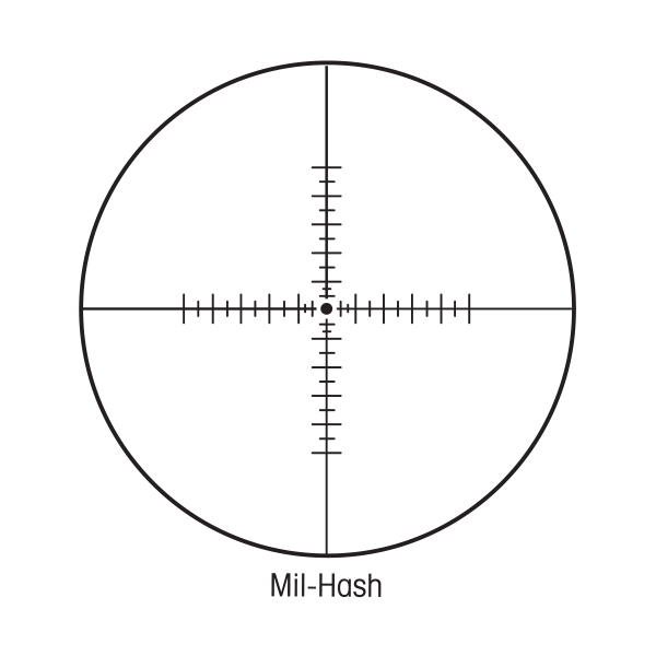 Sightron SV 10-50X60 SFP Mil-Hash 34mm Non IR Rifle Scope Reticle