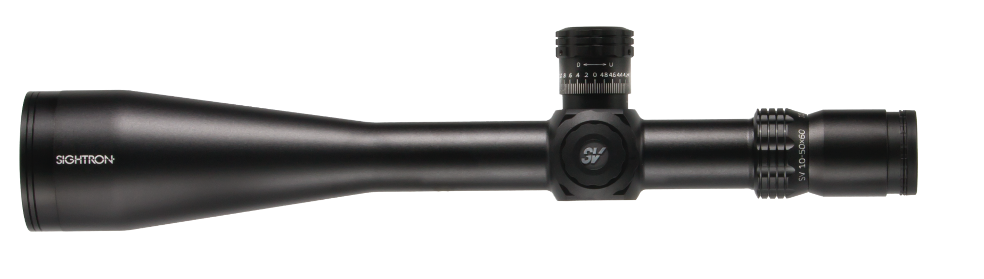 Sightron SV 10-50X60 SFP Mil-Hash 34mm Non IR Rifle Scope