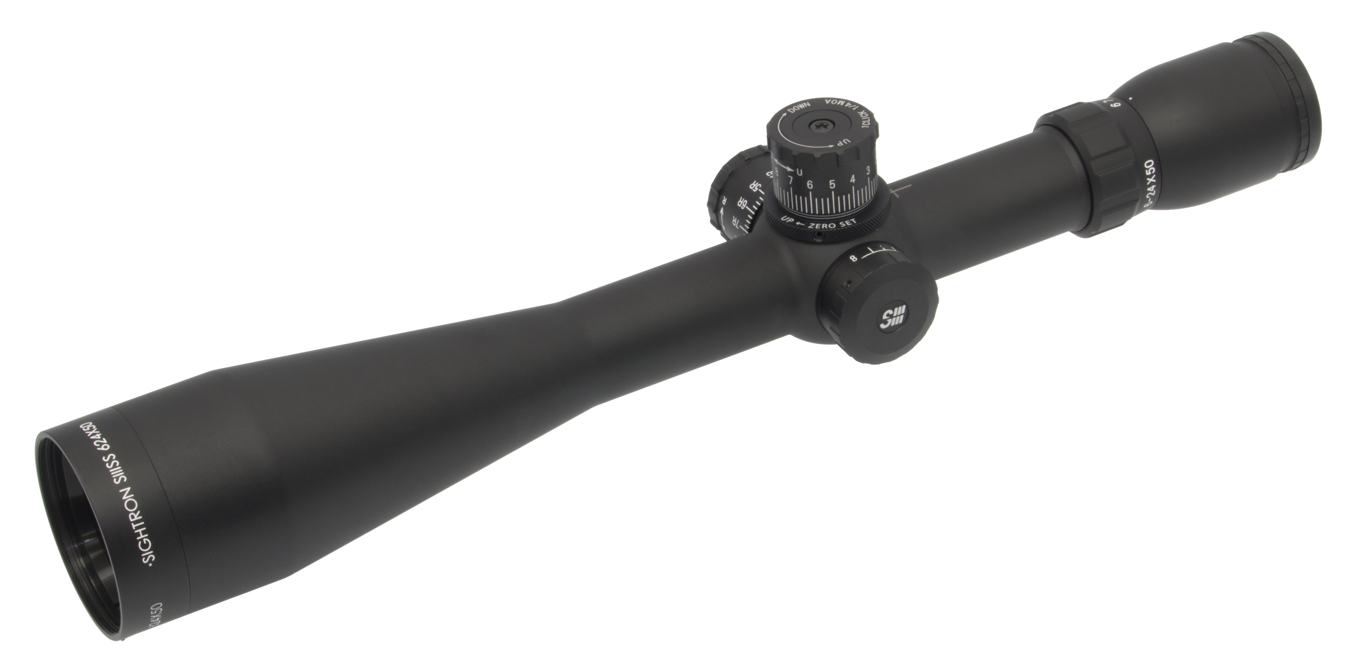 Sightron SIII 6-24x50 LR Zero Stop FFP LR MOA Riflescope