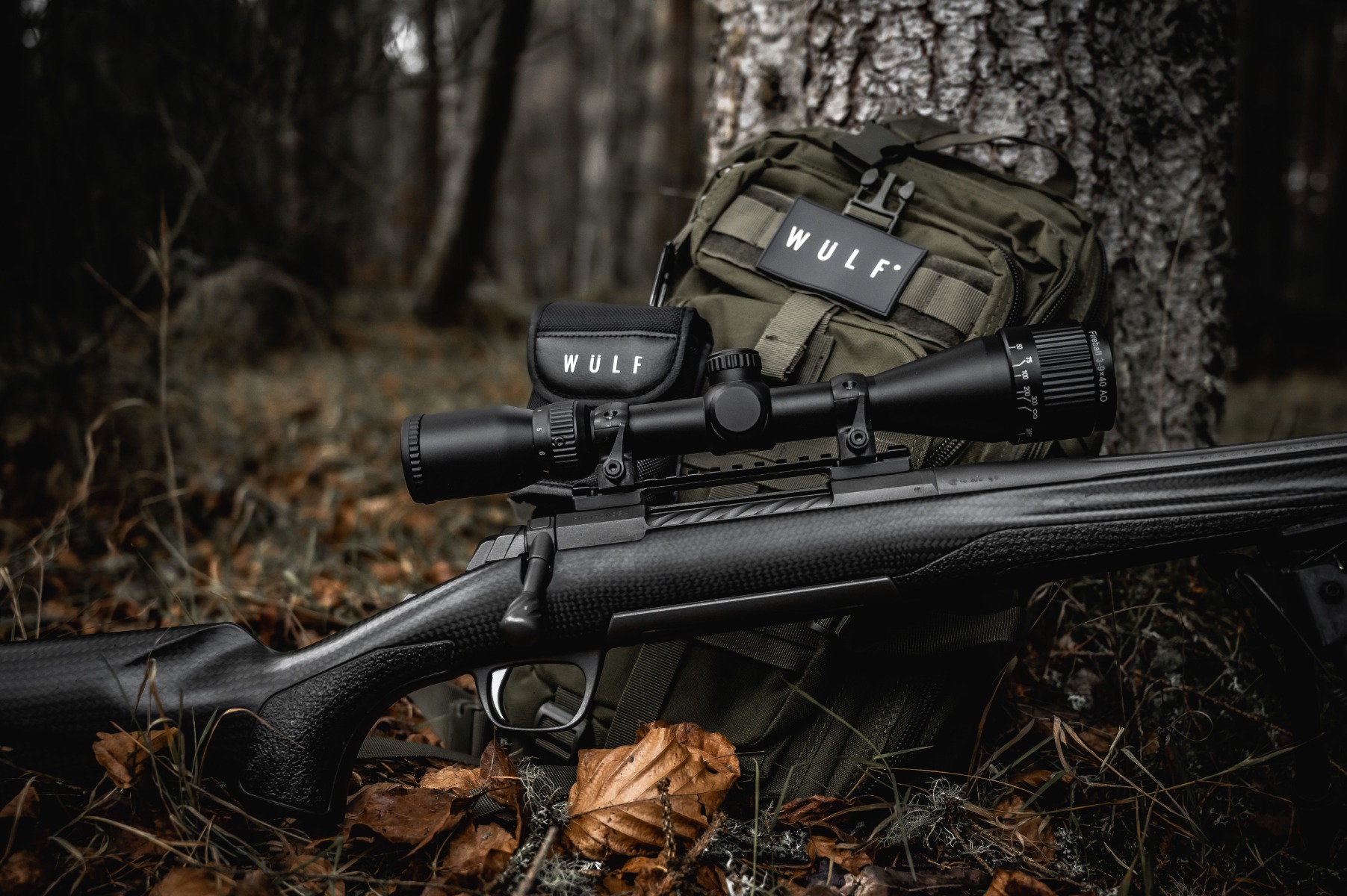 WULF Fireball 2-7x32 SFP Non-Illuminated Half Mil-Dot 0.1 MRAD Rifle Scope