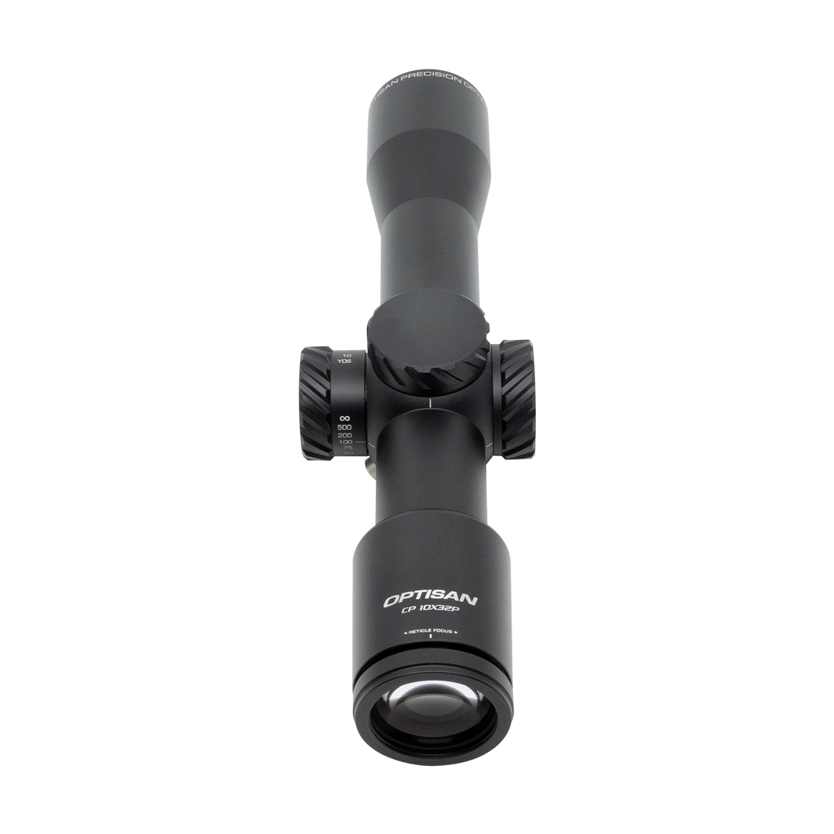 Optisan Optics CP Compact 10x32 SFP MIL Non-Illuminated MH10 Rifle Scope