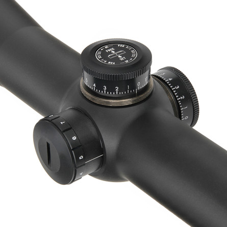 Delta Titanium 1.5-9x45 Belyst SFP Illuminated 4A-S 2D 1/4 MOA Rifle Scope