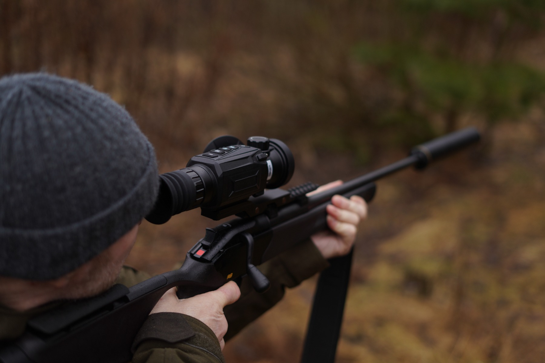 HIKMICRO Thunder 2.0 2.5x 19mm 35mK 256x192px 12µm Smart Thermal Weapon Scope with Rail
