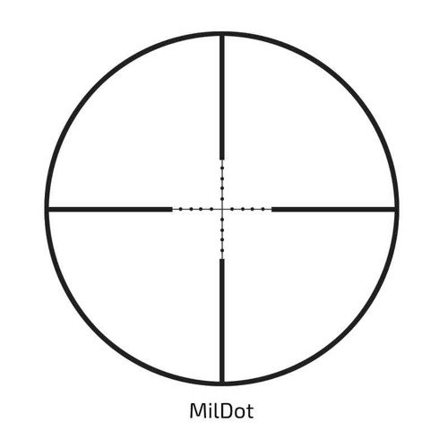 Delta Titanium 6-24x42 AO Non-IR Mil Dot 1/8 MOA Rifle Scope