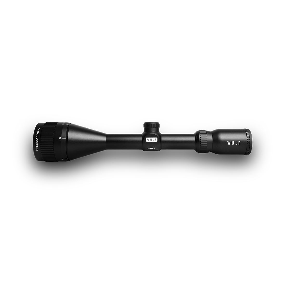 WULF Fireball 4-12x50 SFP Non-Illuminated Half Mil Dot Rifle Scope