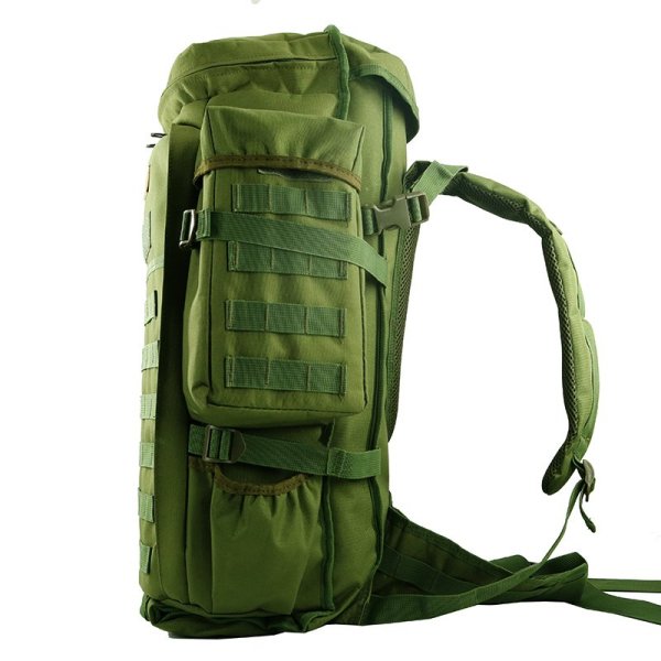 WULF 60L Tactical Expedition Rifle Pack (Detachable) - OD Green