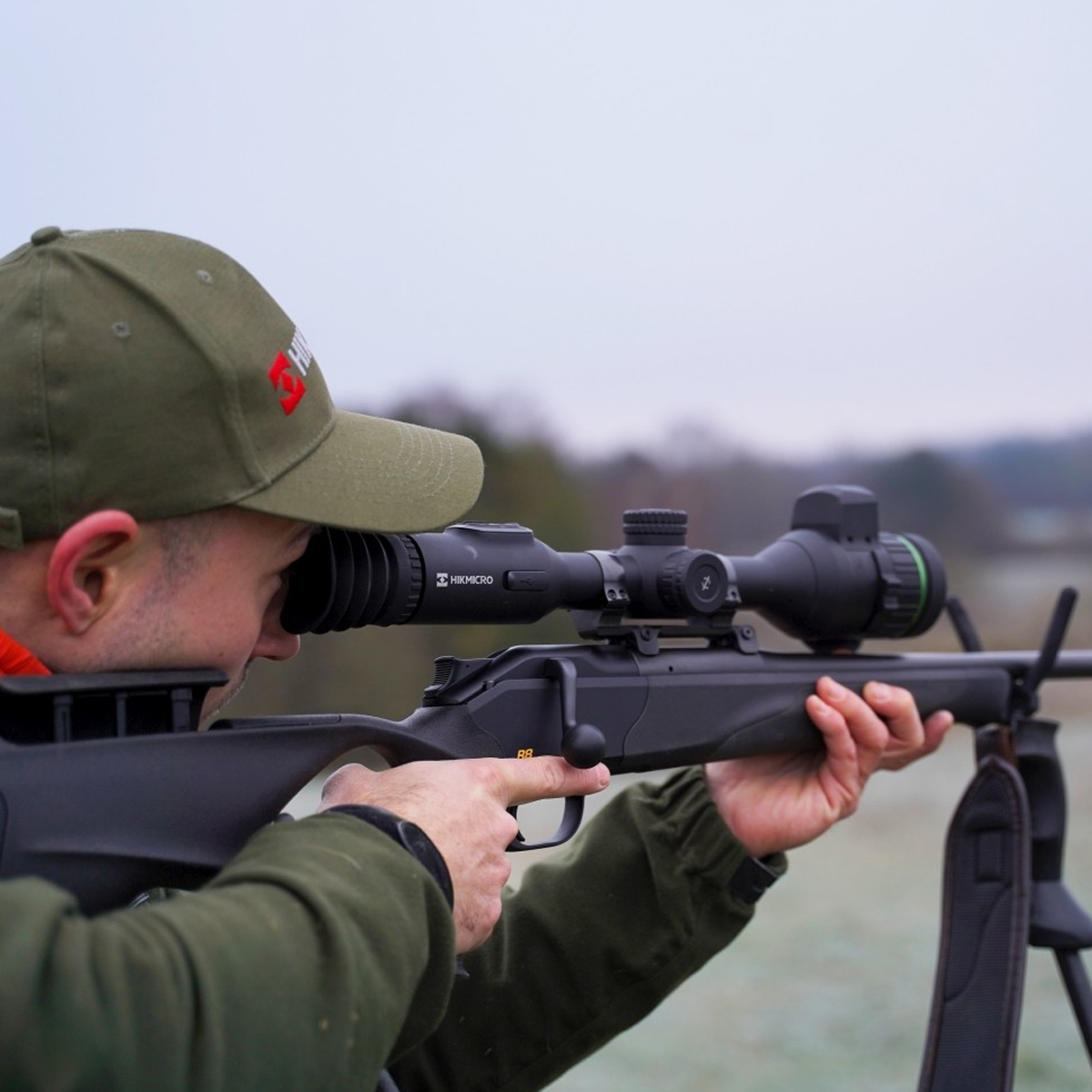 HIKMICRO Alpex A50EL 4K UHD Sensor LRF Digital Day & Night Rifle Scope with Ballistics Calculator