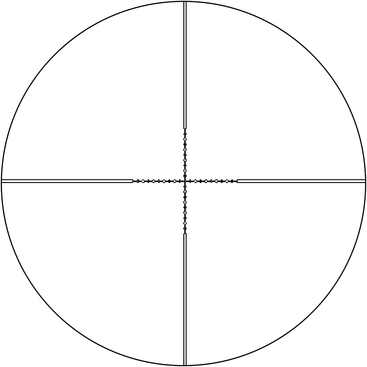 Non-Illuminated Half Mil-Dot 