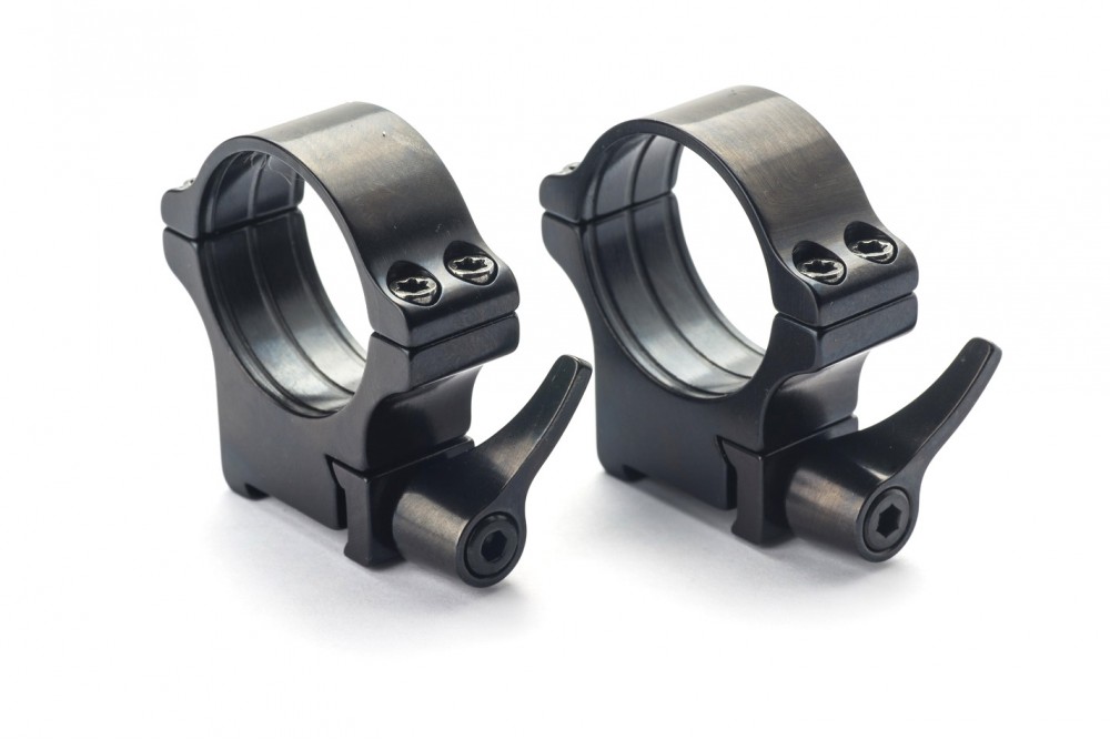 Rusan Steel Roll-off Quick-Release rings - CZ 550 & BRNO Centrefire - 1 Inch