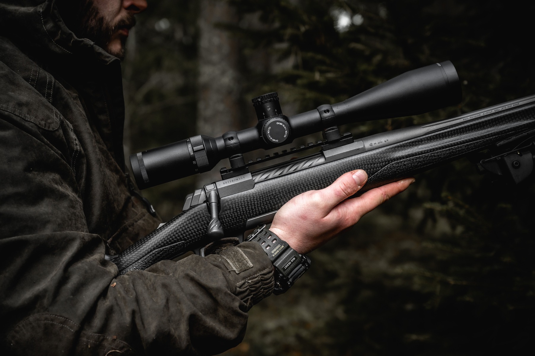 WULF Lightning 7-25x44 SFP Non-Illuminated 0.1MRAD Rifle Scope 