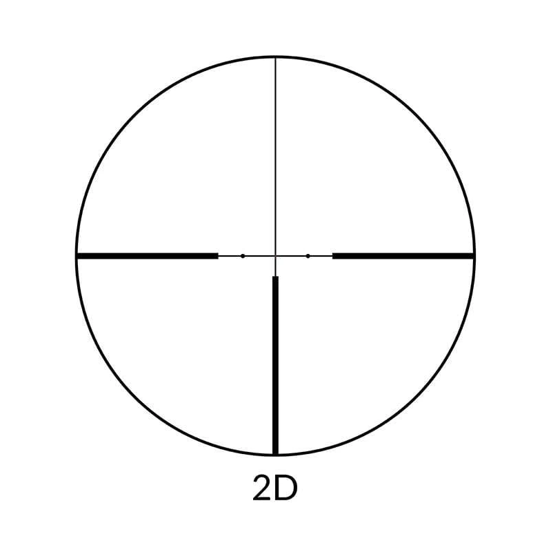 Delta Titanium 1.5-9x45 Belyst SFP Illuminated 2D 1/4 MOA Rifle Scope