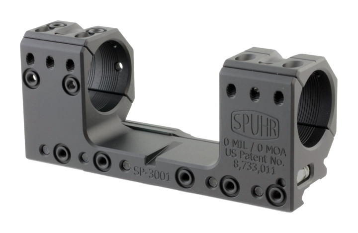 Sphur ISMS SP-3001 30mm Medium (30mm) 0 MOA Picatinny One-Piece Mount