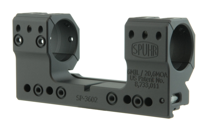 Sphur ISMS SP-3602 30mm High (38mm) 20.6 MOA Picatinny One-Piece Mount