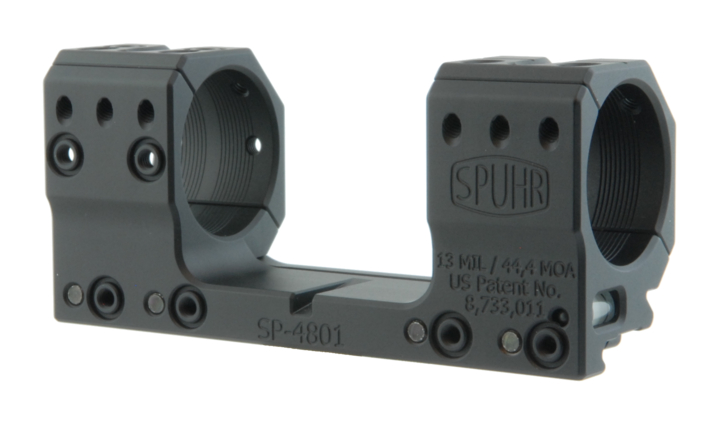 Sphur ISMS SP-4801 34mm Medium (30mm) 44.4 MOA Picatinny One-Piece Mount