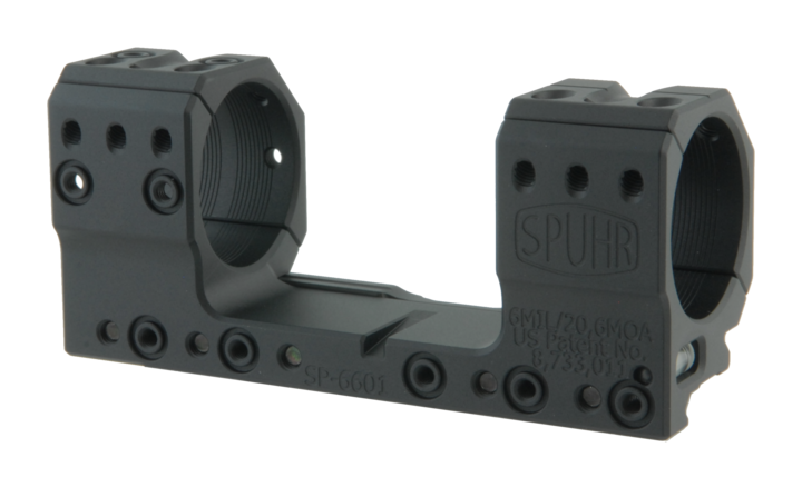 Sphur ISMS SP-6601 36mm Medium (30mm) 20.6 MOA Picatinny One-Piece Mount