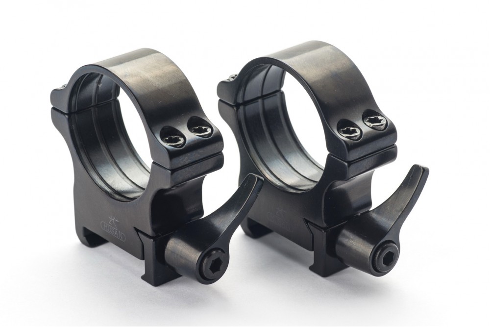 Rusan Steel Picatinny & Weaver rings - 34 mm, quick-release