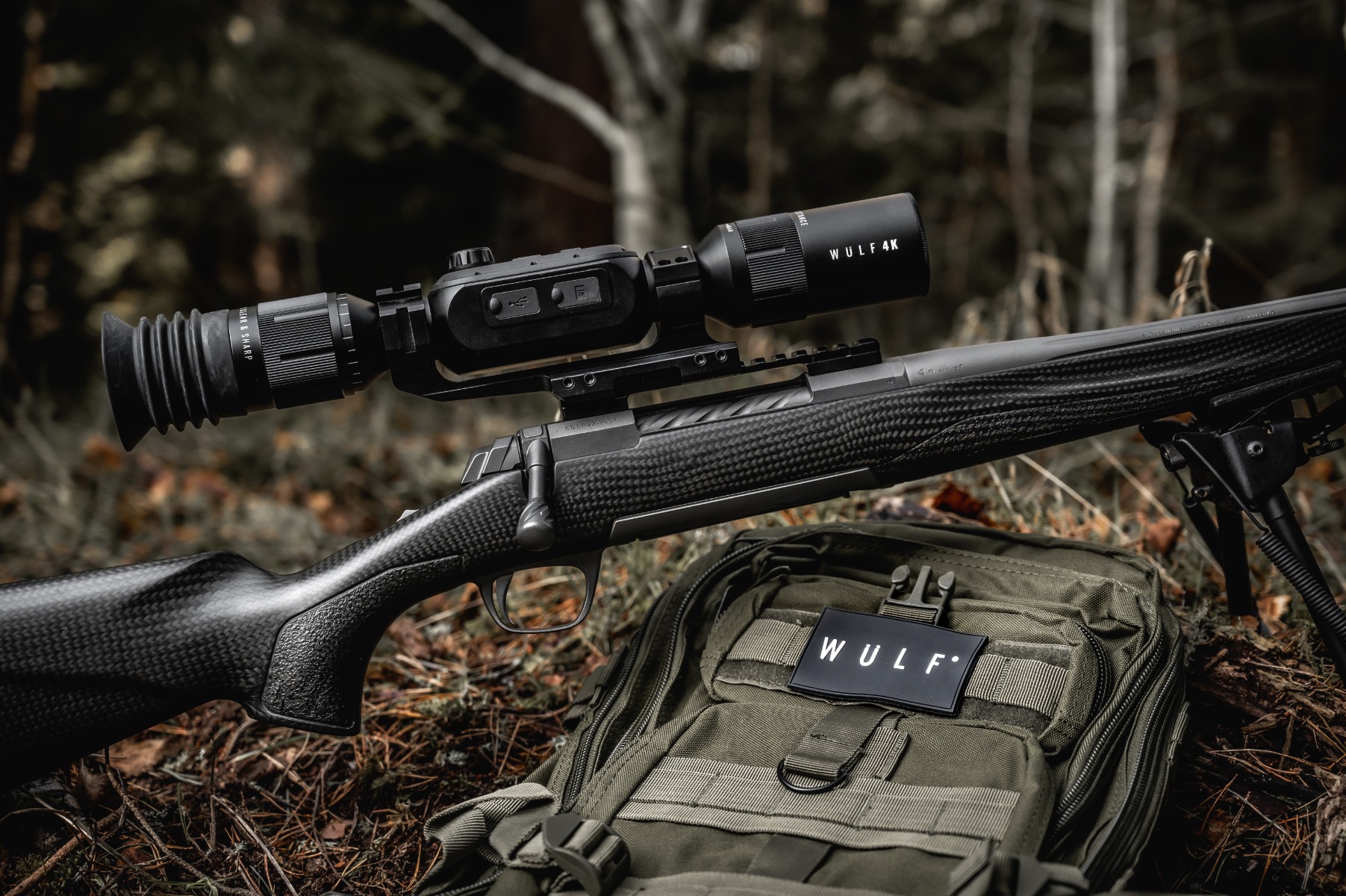 WULF 4K 3-24x Day & Night Vision Rifle Scope