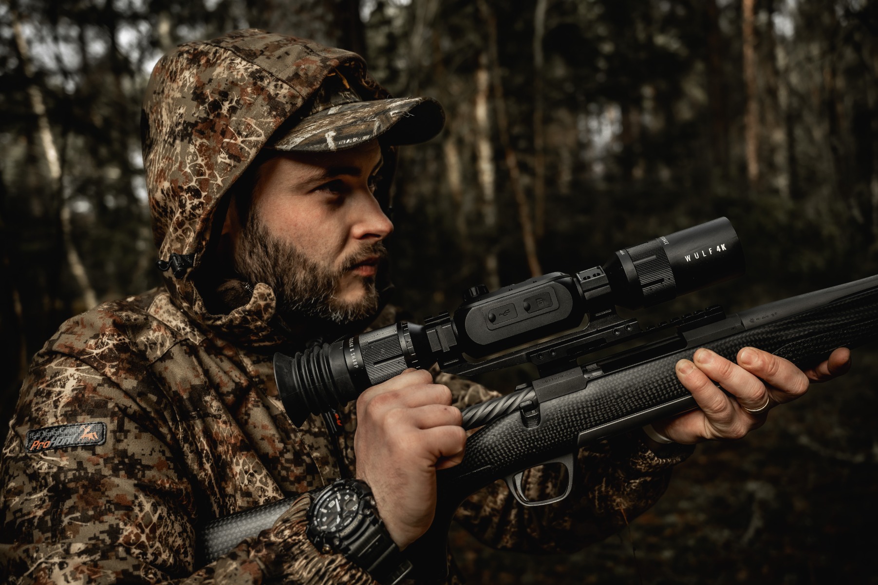 WULF 4K 3-24x Day & Night Vision Rifle Scope
